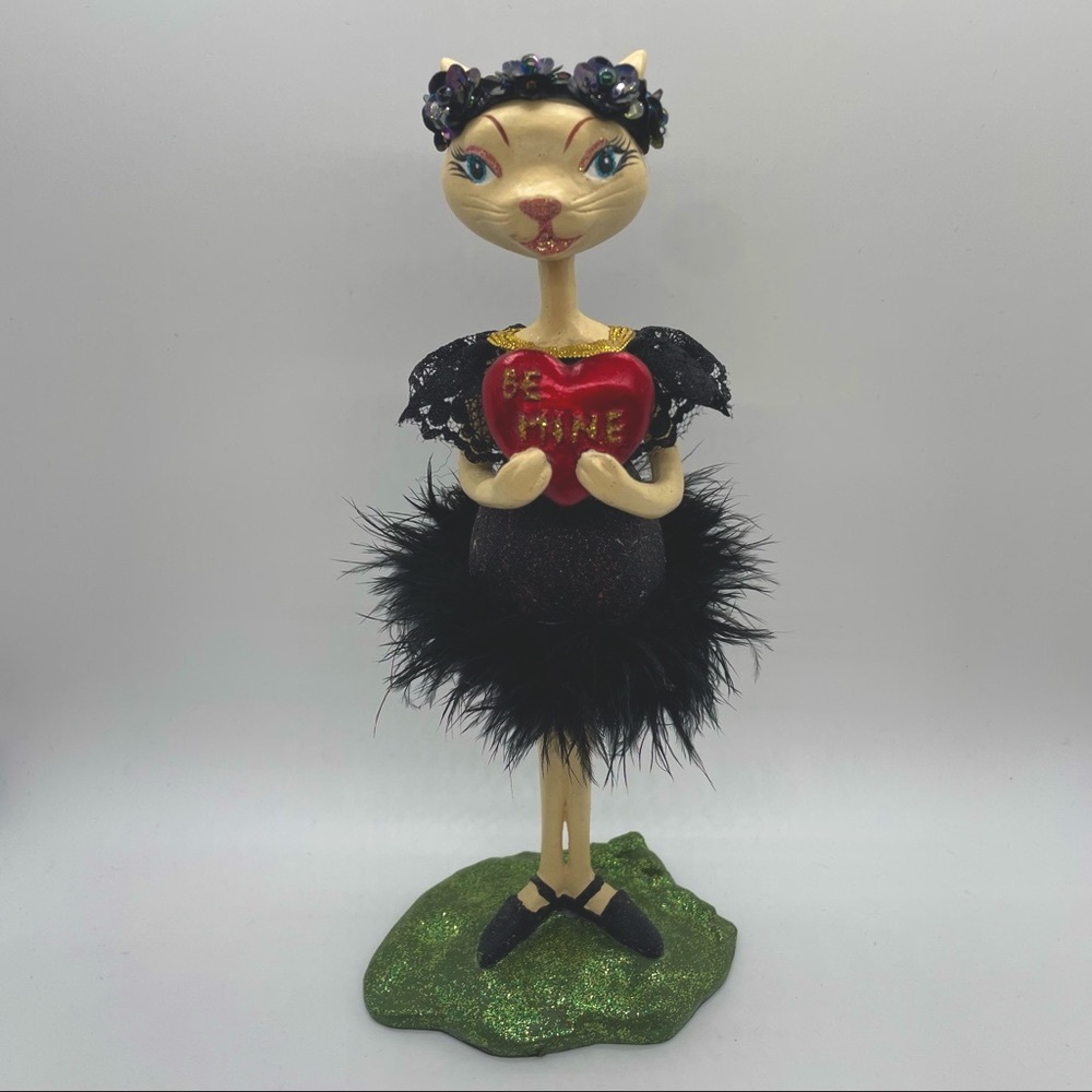 Be Mine Cat Figurine